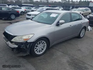 2011 Hyundai Genesis with VIN KMHGC4DE7BU138659, listed as a IAAI auction lot 41776089 with 225,744 mi miles. Bid and sale history available at carsss.com. Image 2.