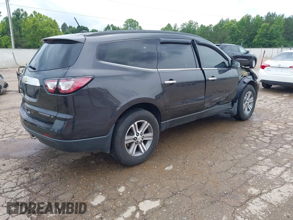 2015 Chevrolet Traverse LT with VIN 1GNKVHKDXFJ350366, listed as a IAAI auction lot 42279787 with 127,195 mi miles and . Bid and sale history available at DreamBid. Image 4.