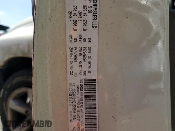 2008 Dodge Ram 1500 SLT with VIN 1D7HA18N98J209500, listed as a Copart auction lot 51699405 with 81,404 mi miles and Salvage Title. Bid and sale history available at carsss.com. Image 14.