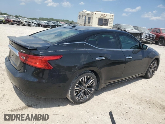 2017 Nissan Maxima SV with VIN 1N4AA6AP5HC457161, listed as a Copart auction lot 60077015 with Not provided miles and Salvage title. Bid and sale history available at DreamBid. Image 3.