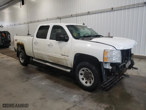2011 Chevrolet Silverado 2500HD LTZ with VIN 1GC1KYCG4BF240271, listed as a Copart auction lot 56267704 with 357,126 mi miles and Salvage Title. Bid and sale history available at carsss.com. Image 4.