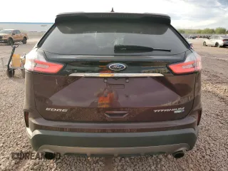 2019 Ford Edge Titanium with VIN 2FMPK4K96KBB80142, listed as a Copart auction lot 84847814 with 75,602 mi miles and Salvage title. Bid and sale history available at DreamBid. Image 6.