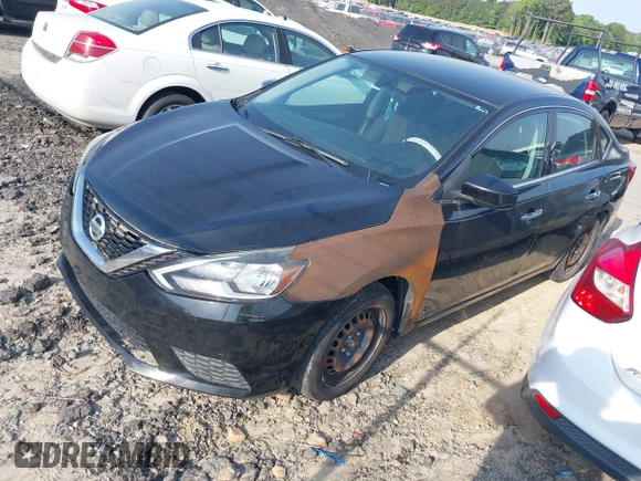 2017 Nissan Sentra S with VIN 3N1AB7AP4HY259811, listed as a IAAI auction lot 42162656 with 244,849 mi miles. Bid and sale history available at carsss.com. Image 2.