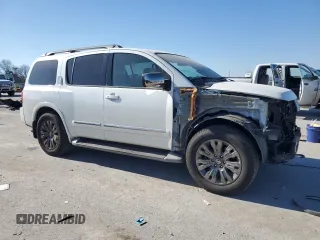 2015 Nissan Armada Platinum z VIN 5N1BA0NE1FN621958, wystawiony jako Copart lot #88787805 z przebiegiem 132 873 mil mil oraz Szkoda całkowita • Salvage title. Historia ofert i sprzedaży dostępna na DreamBid. Obrazek 4.