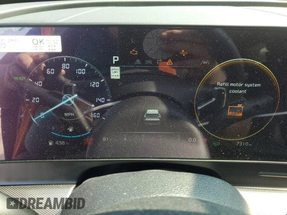 2024 Kia Sportage SX-Prestige with VIN KNDPXCDG5R7121467, listed as a Copart auction lot 58390245 with 7,310 mi miles and Salvage title. Bid and sale history available at DreamBid. Image 9.