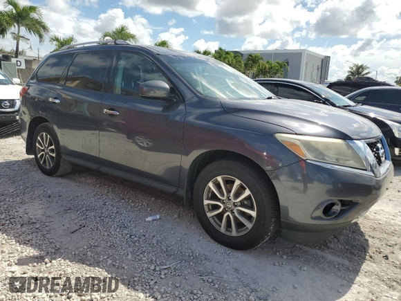 2014 Nissan Pathfinder S with VIN 5N1AR2MM2EC669939, listed as a Copart auction lot 60795805 with 241,721 mi miles and Clean title. Bid and sale history available at DreamBid. Image 4.