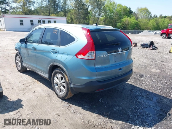 2014 Honda CR-V EX-L with VIN 2HKRM3H74EH533638, listed as a IAAI auction lot 41972083 with 165,663 mi miles and . Bid and sale history available at carsss.com. Image 3.