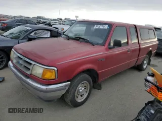 1996 Ford Ranger XL with VIN 1FTCR14A4TPB33397, listed as a Copart auction lot 87301764 with 124,786 mi miles and Salvage title. Bid and sale history available at DreamBid. Image 1.