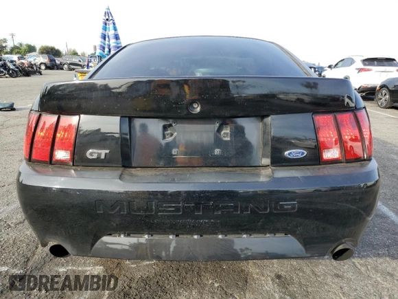 2001 Ford Mustang GT Deluxe with VIN 1FAFP42X71F163143, listed as a Copart auction lot 81133184 with 132,716 mi miles and Salvage Title. Bid and sale history available at carsss.com. Image 6.