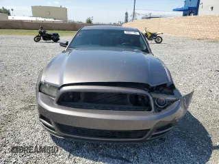 2014 Ford Mustang V6 with VIN 1ZVBP8AMXE5201707, listed as a Copart auction lot 49221165 with 164,123 mi miles and Salvage Title. Bid and sale history available at carsss.com. Image 5.