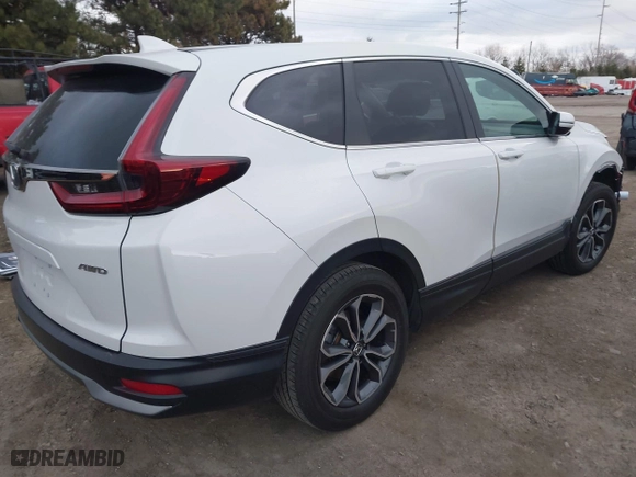 2022 Honda CR-V EX-L with VIN 2HKRW2H84NH634644, listed as a IAAI auction lot 41628495 with 32,186 mi miles. Bid and sale history available at carsss.com. Image 4.