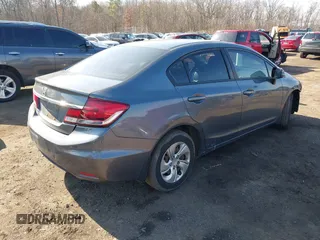 2013 Honda Civic LX with VIN 19XFB2F51DE012870, listed as a IAAI auction lot 41602499 with 120,001 mi miles and . Bid and sale history available at DreamBid. Image 4.