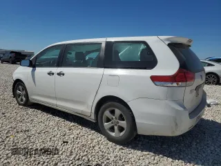 2014 Toyota Sienna L with VIN 5TDZK3DC9ES468417, listed as a Copart auction lot 49970045 with 168,176 mi miles and Salvage Title. Bid and sale history available at carsss.com. Image 2.