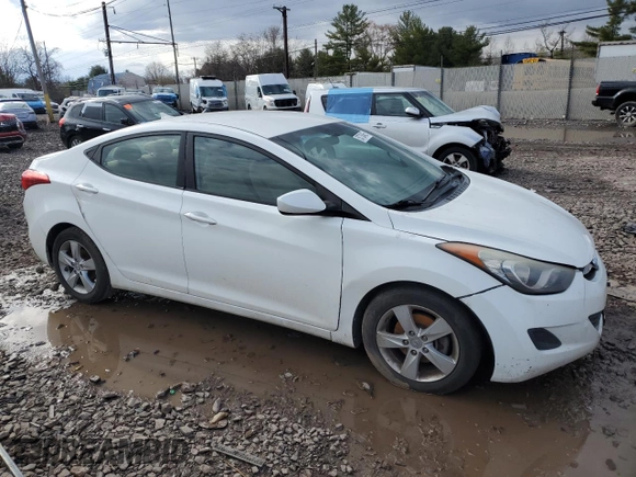 2013 Hyundai Elantra Limited with VIN 5NPDH4AE3DH341980, listed as a Copart auction lot 50738465 with 179,913 mi miles and Salvage Title. Bid and sale history available at DreamBid. Image 4.