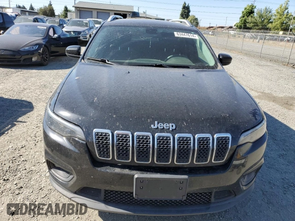 2019 Jeep Cherokee Latitude with VIN 1C4PJMCB0KD124765, listed as a Copart auction lot 59771225 with 147,815 mi miles and Salvage title. Bid and sale history available at DreamBid. Image 5.