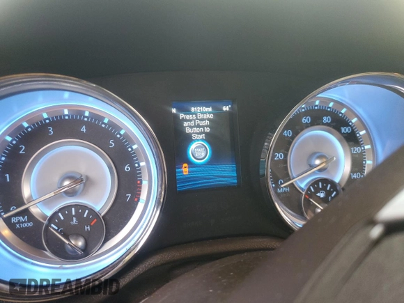 2014 Chrysler 300 with VIN 2C3CCAEG8EH156827, listed as a Copart auction lot 44994055 with 81,210 mi miles and Salvage Title. Bid and sale history available at carsss.com. Image 9.