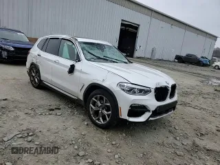 2021 BMW X3 xDrive30i with VIN 5UXTY5C08M9F38091, listed as a Copart auction lot 52566775 with Not Provided miles and Salvage Title. Bid and sale history available at DreamBid. Image 11.