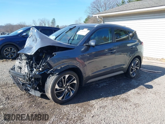 2019 Hyundai Tucson Ultimate with VIN KM8J3CAL2KU841671, listed as a IAAI auction lot 41889660 with 44,779 mi miles. Bid and sale history available at carsss.com. Image 19.
