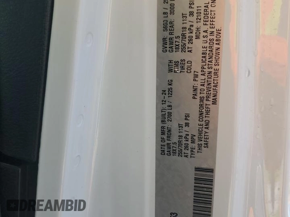 2025 Jeep Wrangler Sahara with VIN 1C4PJXEN5SW526553, listed as a Copart auction lot 54754885 with Not Provided miles and Clean Title. Bid and sale history available at DreamBid. Image 14.