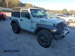 2023 Jeep Wrangler Sport with VIN 1C4HJXAG6PW560827, listed as a Copart auction lot 76583174 with Not provided miles and Salvage title. Bid and sale history available at DreamBid. Image 4.