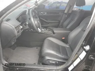 2024 Honda Civic Touring z VIN 2HGFE1F97RH316075, wystawiony jako Copart lot #50006805 z przebiegiem Nie podano mil oraz Szkoda całkowita • Salvage title. Historia ofert i sprzedaży dostępna na DreamBid. Obrazek 7.