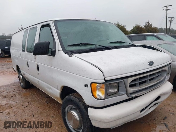 2000 Ford Econoline Cargo with VIN 1FTNS24L1YHB02162, listed as a IAAI auction lot 41559752 with 117,494 mi miles and . Bid and sale history available at DreamBid. Image 1.