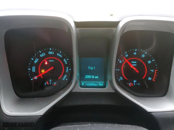 2014 Chevrolet Camaro LS with VIN 2G1FA1E36E9160969, listed as a Copart auction lot 45983755 with 123,955 mi miles and Salvage Title. Bid and sale history available at carsss.com. Image 9.