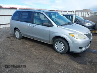 2005 Mazda MPV LX with VIN JM3LW28A150551864, listed as a IAAI auction lot 41922850 with 247,930 mi miles. Bid and sale history available at carsss.com. Image 1.