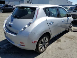 2017 Nissan LEAF SL with VIN 1N4BZ0CP8HC309870, listed as a Copart auction lot 57824983 with 49,123 mi miles. Bid and sale history available at carsss.com. Image 3.