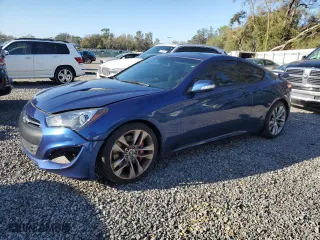 2016 Hyundai Genesis Coupe 3.8L Ultimate with VIN KMHHU6KJ9GU133953, listed as a Copart auction lot 47342095 with 60,177 mi miles and Salvage Title. Bid and sale history available at carsss.com. Image 1.