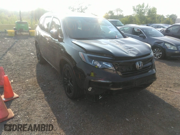 2022 Honda Pilot Special Edition with VIN 5FNYF6H25NB046913, listed as a IAAI auction lot 40000193 with 33,298 mi miles. Bid and sale history available at carsss.com. Image 1.