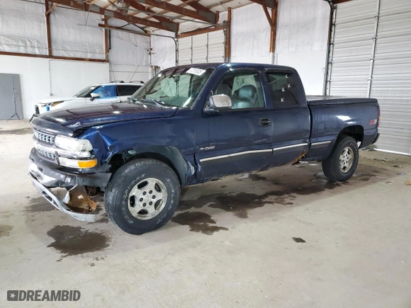 1999 Chevrolet Silverado 1500 LT with VIN 1GCEK19T5XE247417, listed as a Copart auction lot 47015835 with 0 mi miles and Salvage Title. Bid and sale history available at carsss.com. Image 1.