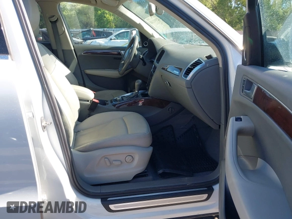 2012 Audi Q5 Premium Plus with VIN WA1LFAFP6CA034524, listed as a IAAI auction lot 42391148 with Not provided miles and . Bid and sale history available at DreamBid. Image 5.