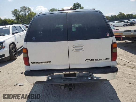 2001 Chevrolet Suburban LS with VIN 1GNFK16T71J208214, listed as a Copart auction lot 68925744 with 218,290 mi miles and Clean Title. Bid and sale history available at carsss.com. Image 6.
