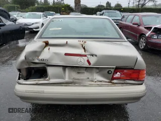 1996 Mercedes-Benz SL-Class with VIN WDBFA67FXTF133854, listed as a Copart auction lot 48659595 with 117,804 mi miles and Salvage Title. Bid and sale history available at carsss.com. Image 6.