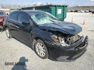 2018 Nissan Sentra SV with VIN 3N1AB7AP7JY275099, listed as a Copart auction lot 49343965 with 55,933 mi miles and Salvage Title. Bid and sale history available at carsss.com. Image 4.