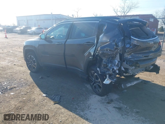 2022 Jeep Compass High Altitude with VIN 3C4NJDCB6NT197452, listed as a IAAI auction lot 41892361 with Not Provided miles and . Bid and sale history available at DreamBid. Image 3.