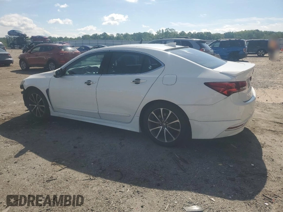 2015 Acura TLX Technology with VIN 19UUB2F55FA001885, listed as a Copart auction lot 61438755 with 117,800 mi miles and Salvage title. Bid and sale history available at DreamBid. Image 2.