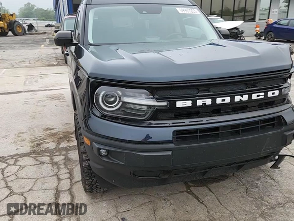 2021 Ford Bronco Sport Outer Banks with VIN 3FMCR9C64MRB01454, listed as a Copart auction lot 59951205 with 59,613 mi miles and Salvage title. Bid and sale history available at DreamBid. Image 14.