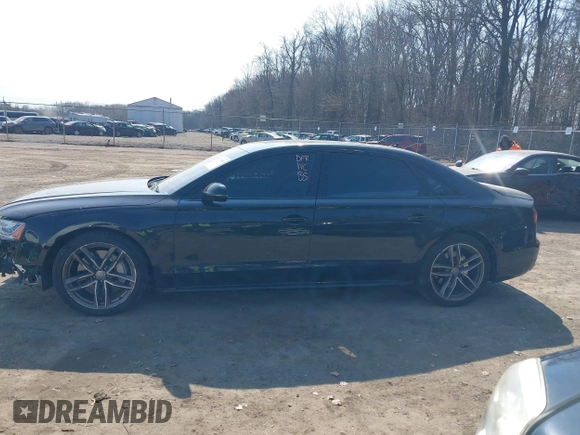 2017 Audi A8 with VIN WAU44AFDXHN004395, listed as a IAAI auction lot 41705688 with 63,282 mi miles and . Bid and sale history available at DreamBid. Image 14.