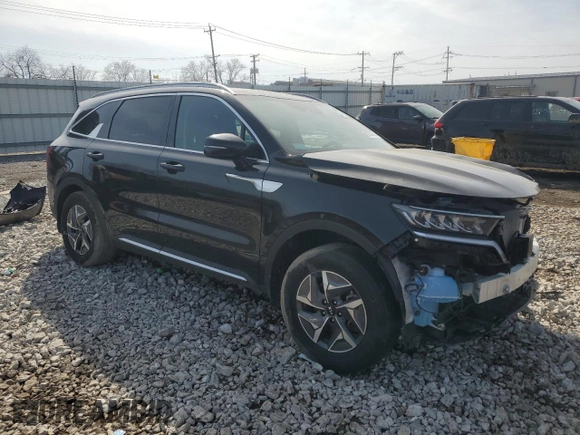 2021 Kia Sorento EX with VIN KNDRH4LG2M5033557, listed as a Copart auction lot 48209075 with 57,705 mi miles and Salvage title. Bid and sale history available at DreamBid. Image 4.