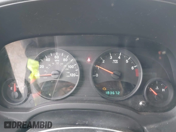 2012 Jeep Patriot Sport with VIN 1C4NJRBB4CD659072, listed as a IAAI auction lot 40584115 with 183,672 mi miles. Bid and sale history available at carsss.com. Image 7.