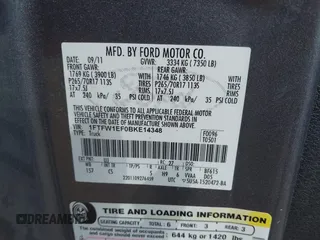 2011 Ford F-150 XL с VIN 1FTFW1EF0BKE14348, выставлен на аукционе IAAI как лот 42262047 с пробегом 213 031 миль миль и . История ставок и продаж доступна на DreamBid. Изображение 9.