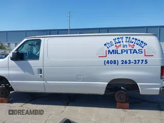 2003 Ford Econoline Cargo with VIN 1FTNE24L23HB81499, listed as a IAAI auction lot 41944485 with 86,629 mi miles and . Bid and sale history available at DreamBid. Image 14.
