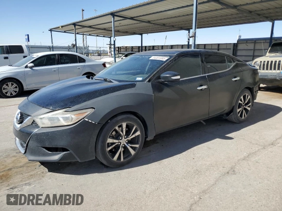 2017 Nissan Maxima SV with VIN 1N4AA6AP5HC416965, listed as a Copart auction lot 54491895 with 161,325 mi miles and Salvage title. Bid and sale history available at DreamBid. Image 1.