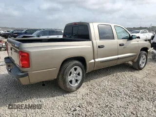 2007 Dodge Dakota SLT with VIN 1D7HE48K27S137317, listed as a Copart auction lot 51708435 with 120,707 mi miles and Salvage Title. Bid and sale history available at carsss.com. Image 3.