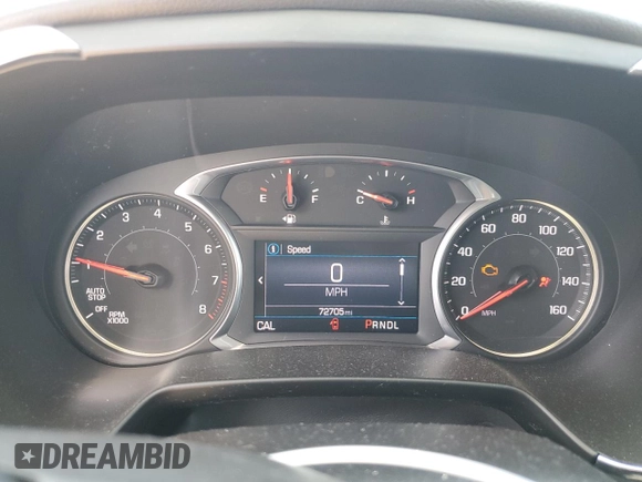 2020 Chevrolet Blazer LT with VIN 3GNKBHRS7LS616854, listed as a Copart auction lot 54380035 with 72,705 mi miles and Non repairable. Bid and sale history available at DreamBid. Image 9.