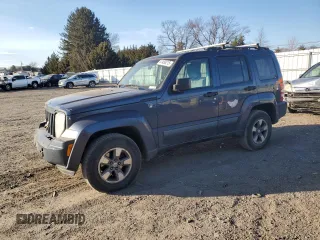 2008 Jeep Liberty Sport with VIN 1J8GN28K48W107880, listed as a Copart auction lot 47458215 with 225,444 mi miles and Salvage Title. Bid and sale history available at DreamBid. Image 1.