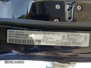 2021 Jeep Cherokee Latitude Lux with VIN 1C4PJMMX1MD216254, listed as a IAAI auction lot 41947214 with 35,445 mi miles and . Bid and sale history available at DreamBid. Image 9.