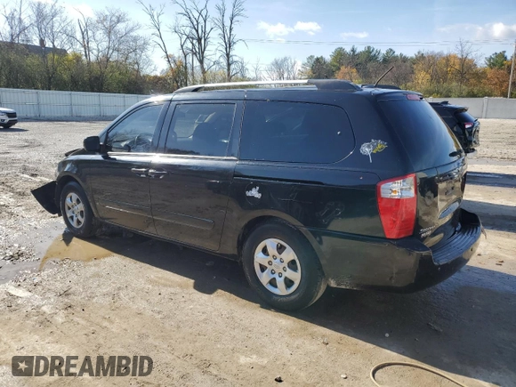 2010 Kia Sedona LX with VIN KNDMG4C36A6355277, listed as a Copart auction lot 77987954 with 222,929 mi miles and Non Repairable. Bid and sale history available at DreamBid. Image 2.